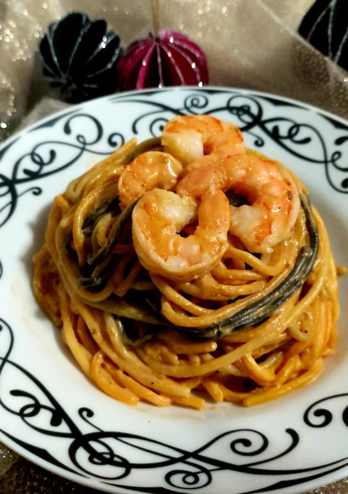 Una foto de Pasta cremosa con chipotle