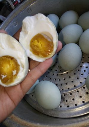 Foto resep Telor asin simple mudah