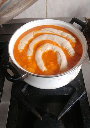 Una foto de Strudel alemán en estofado