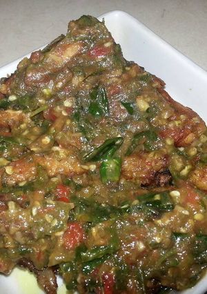 Foto resep Ayam penyet cabe hijau