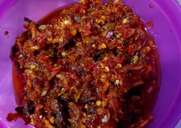 Resep Sambel asin klotok yang Menggugah Selera