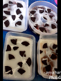 Foto resep Puding susu oreo