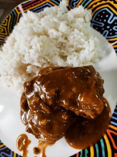 Una foto de Costillas de cerdo BBQ