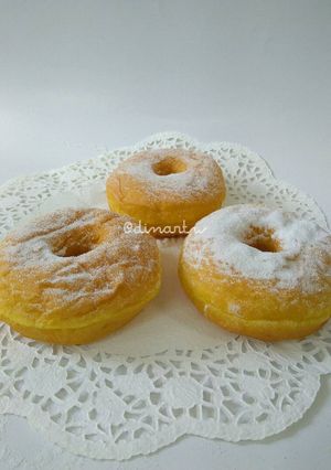 Foto resep Donat Labu Kuning Empuk, Padet, Makan 1 Kenyang Banget