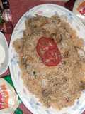Chicken green chilli biryani