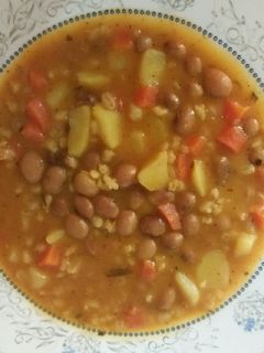 عکسی از دستور خوراک لوبیا (چالش غذای کم کالری و سالم)