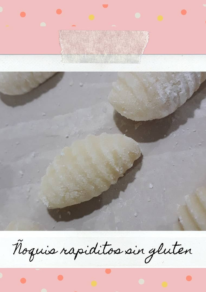 Una foto de Ñoquis rapiditos sin gluten
