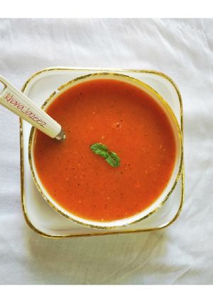 A picture of Tomato soup.