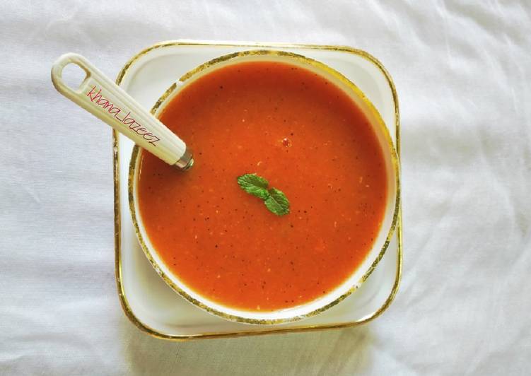 Simple Way to  Tomato soup