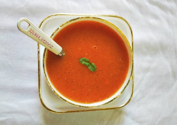 Simple Way to Prepare Homemade Tomato soup