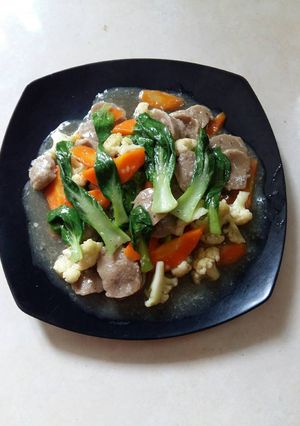 Foto resep Pakcoy tiram amoy 😆