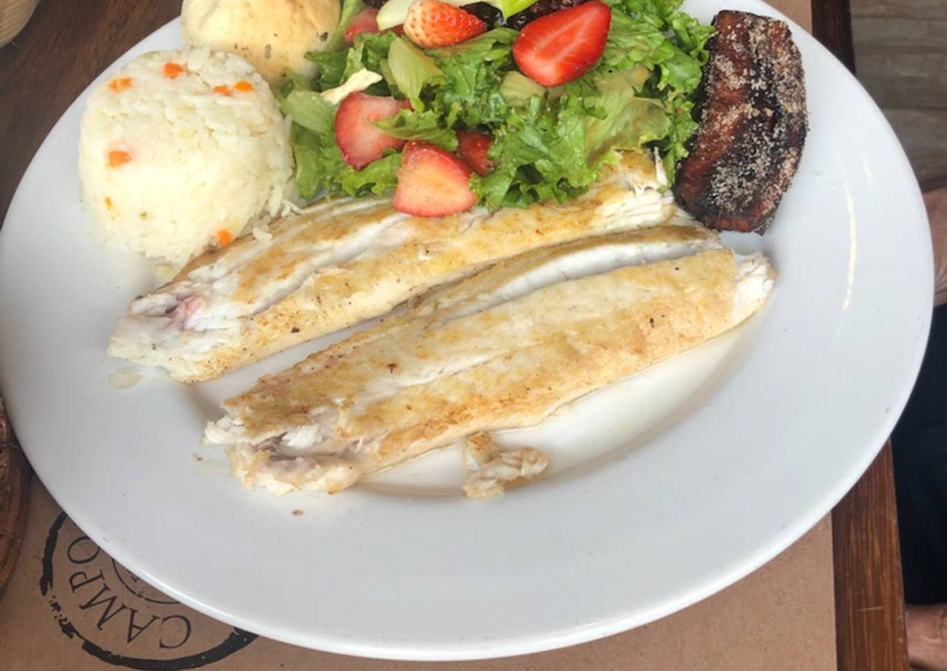 Filete de pescado a la plancha