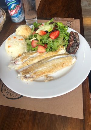 Una foto de Filete de pescado a la plancha