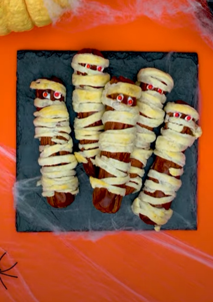 Una foto de Momias salchicha para Halloween