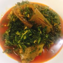 A picture of Vegetable soup.