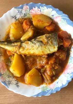 Foto principal de Tronquitos de merluza con verduras