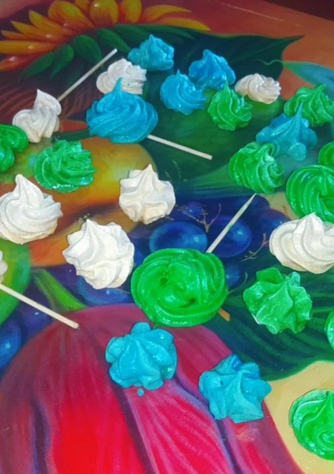 Una foto de Suspiros de merengue