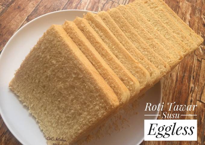 Roti Tawar Susu Tanpa Telur