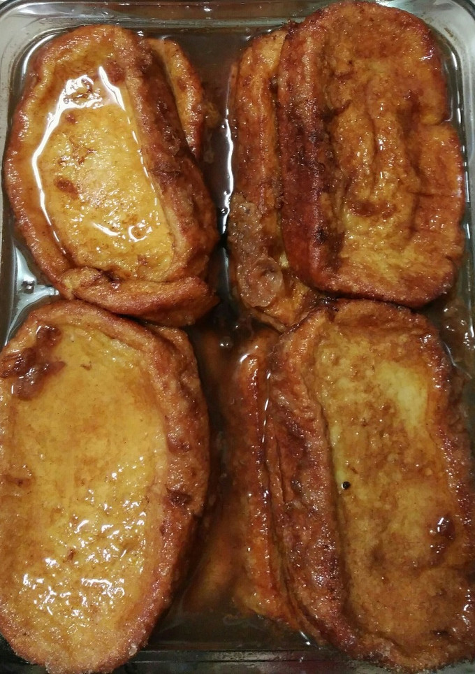 Una foto de Torrijas en almíbar