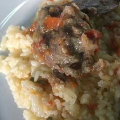 A picture of Peru estufado (turkey).