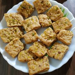 Caramelized Chenna Burfi A picture of Caramelized Chenna Burfi.