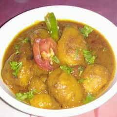 A picture of Spicy Dum Aloo.