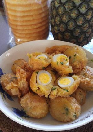 Foto resep Perken Isi Telur ( Perkedel Kentang Isi Telur )