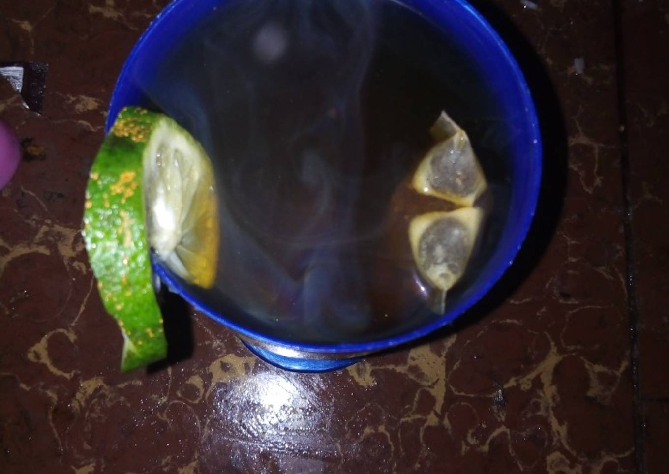 Lemon honey ginger tea