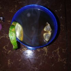 A picture of Lemon honey ginger tea.