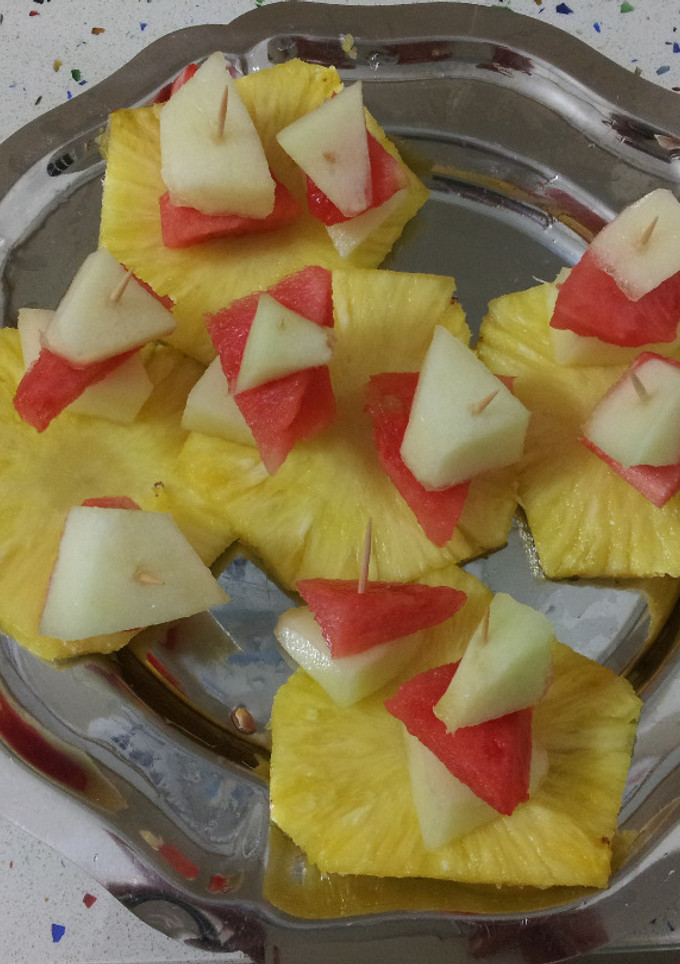 Una foto de Postre de piña
