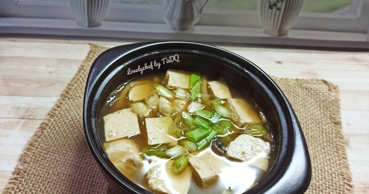 Resep Soup Tahu Jamur Shimeji oleh Lovelychef By TieDQ Cookpad