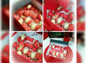 صورة لوصفة ❤بسكوت الجوزية أو عين الجمل الملون بحشوة كاكاو النوتيلا ❤
