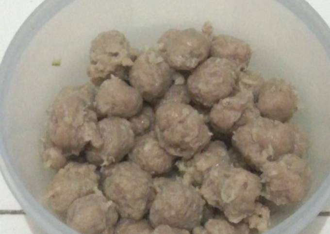 Resep Bakso Sapi Mudah Sederhana Pakai Blender Oleh Makanan Rumahan