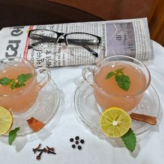 A picture of Holy basil (Tulsi) herbal tea.