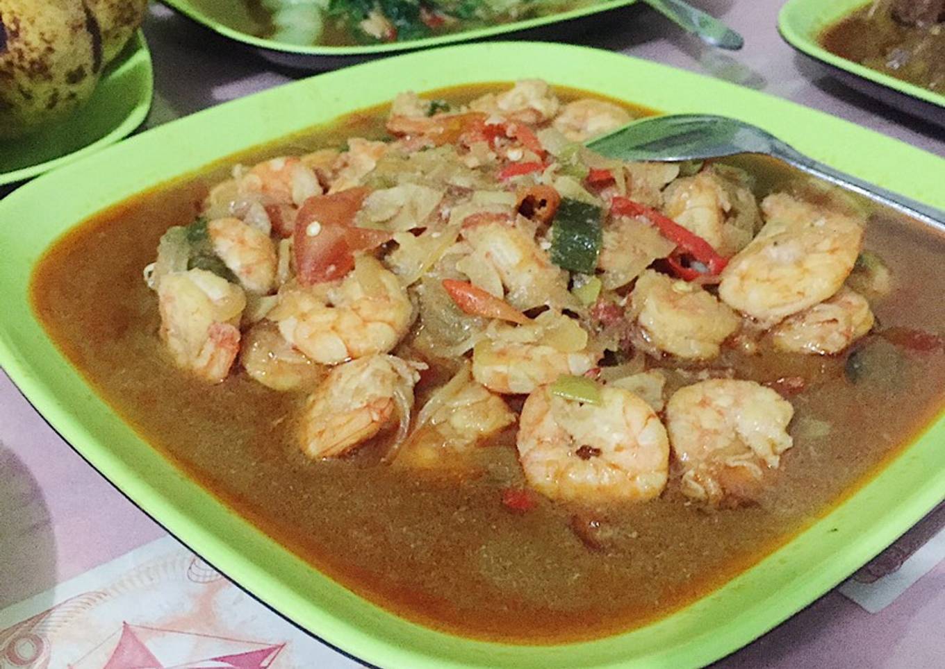 Udang Asam Pedas Sederhana Enak