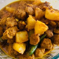 A picture of Soya malai chaap.