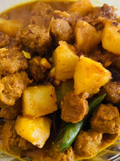 A picture of Soya malai chaap.