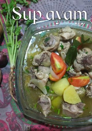 Gambar Sup ayam ala Thai
