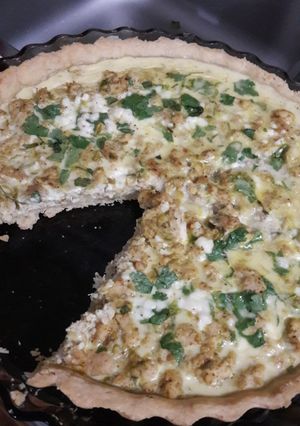 Une photo de Quiche au poulet🐔