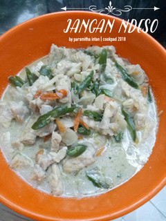 Foto resep Jangan ndeso (sayur desa/sayur tempe lombok ijo)