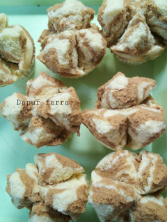 Foto resep Bolu kukus mekar zebra tanpa air soda