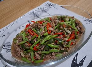 Foto resep Tumis Daging Cincang Buncis