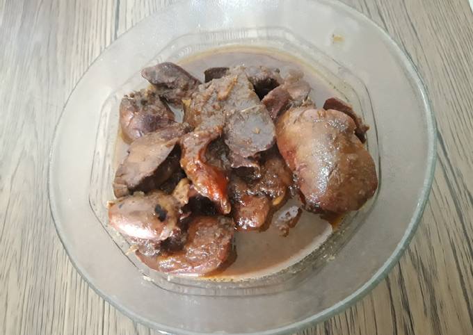 Resep Semur ati ayam oleh Hildaniar Retno Kuntiningtyas Resep Semur ati ayam oleh Hildaniar Retno Kuntiningtyas