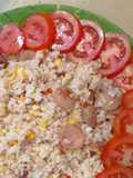 Nasgor Sosis daging kebab