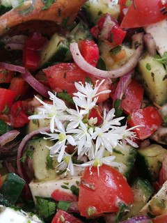 Camembertes saláta recept fotója