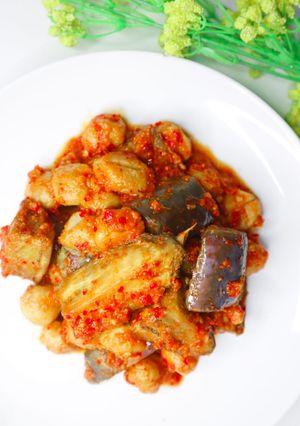 Foto resep Balado Terong dan Bakso