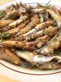 Fried Anchovies with Garlic and Rosemary