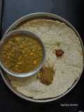 Rustic Bathua Saag with sorghum bhakri
