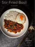 หมูสับผัดโหระพา