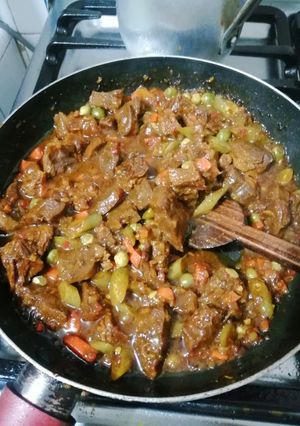 Una foto de Carne "Murillo" en salsa